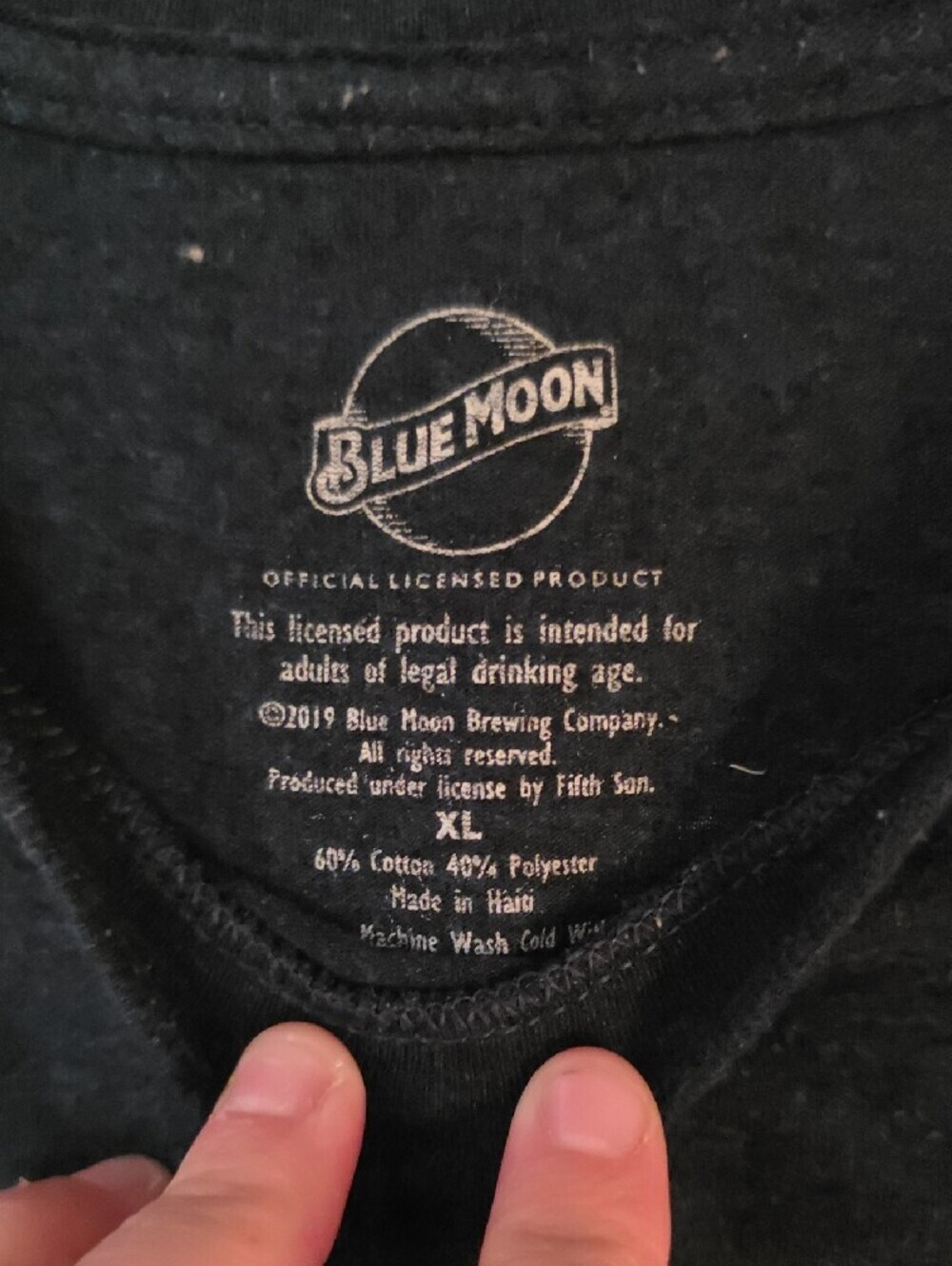 Blue Moon Belgian White Logo Short Sleeve T-Shirt - Navy - Picture 2 of 4
